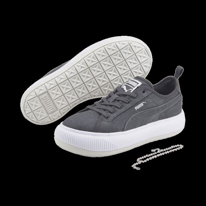 Basket Puma Canada En Daim Mayu En Toile Nimbus Cloud Blanc ébène
