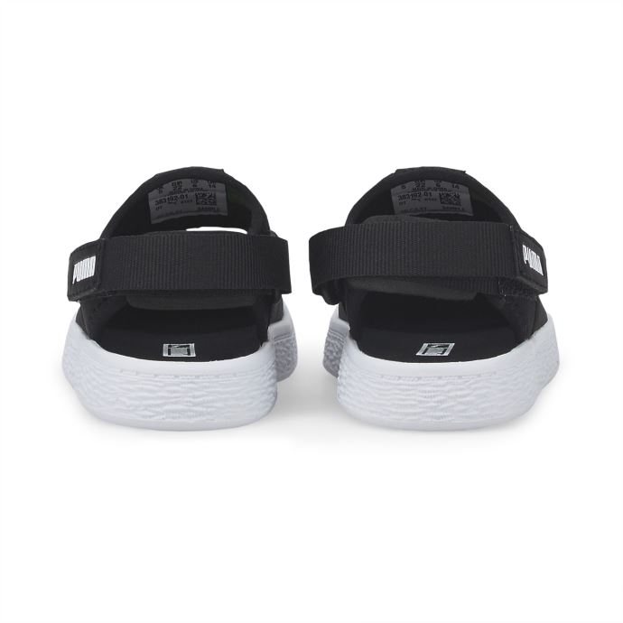 Puma Canada Light-flex Chaussures D'été Pour Tout-petits Noir-blanc
