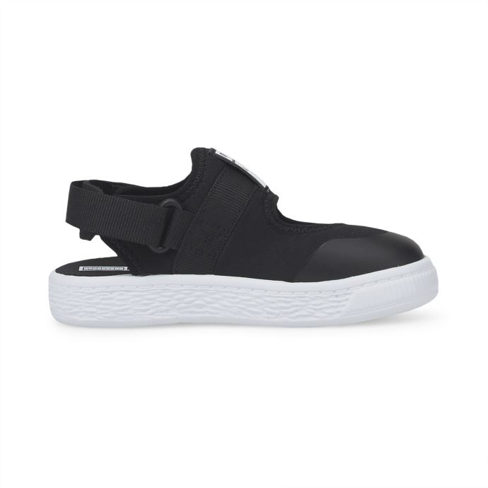 Puma Canada Light-flex Chaussures D'été Pour Tout-petits Noir-blanc
