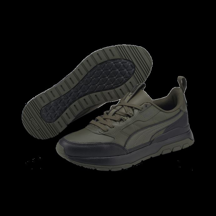Baskets En Cuir R78 Trek Puma Canada Forest Night-forest Night