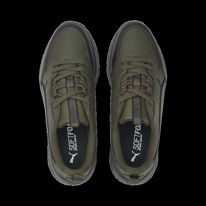 Baskets En Cuir R78 Trek Puma Canada Forest Night-forest Night
