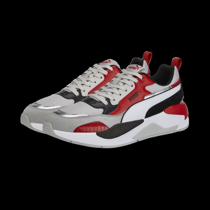 Baskets X-ray2 Square Sd Gris Violet-blanc-rouge-argent Puma Canada