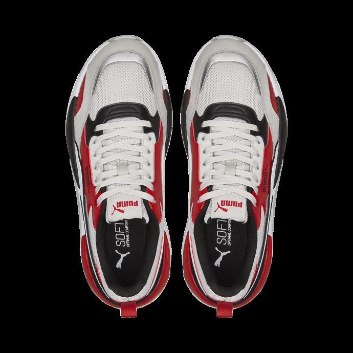 Baskets X-ray2 Square Sd Gris Violet-blanc-rouge-argent Puma Canada
