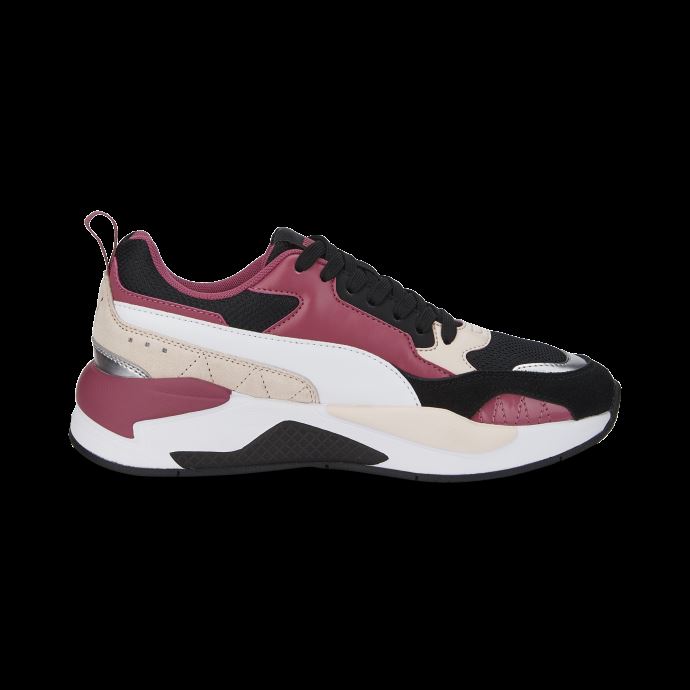 Baskets X-ray2 Square Sd Puma Canada Noir-dusty Orchid-rose-argent
