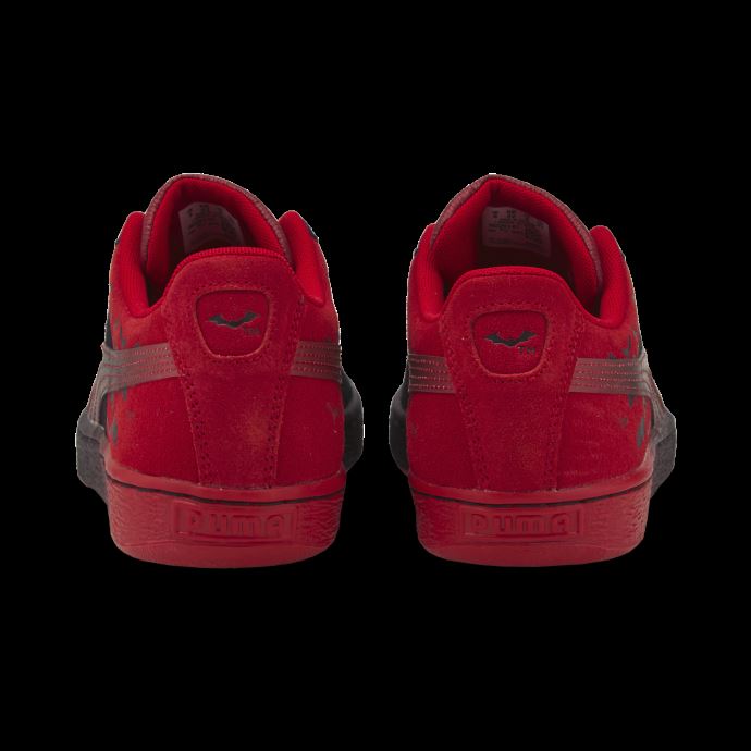 Baskets Classiques Puma Canada X Batman En Daim Noir-cerise De La Barbade
