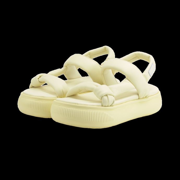Anise Flower-white Suede Mayu Sandales D'été Pour Femmes Puma Canada