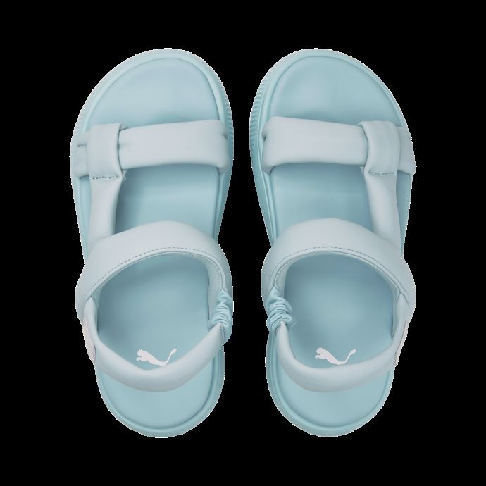 Sandales D'été En Daim Mayu Pour Femmes Puma Canada Aquamarine-white
