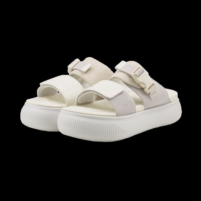 Sandales En Daim Mayu Pour Femmes Puma Canada Nimbus Cloud-pristine