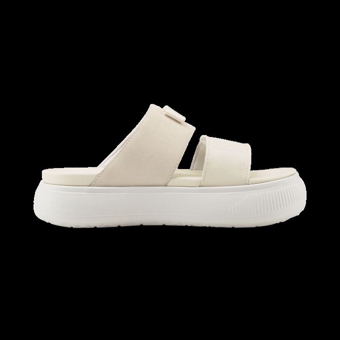 Sandales En Daim Mayu Pour Femmes Puma Canada Nimbus Cloud-pristine
