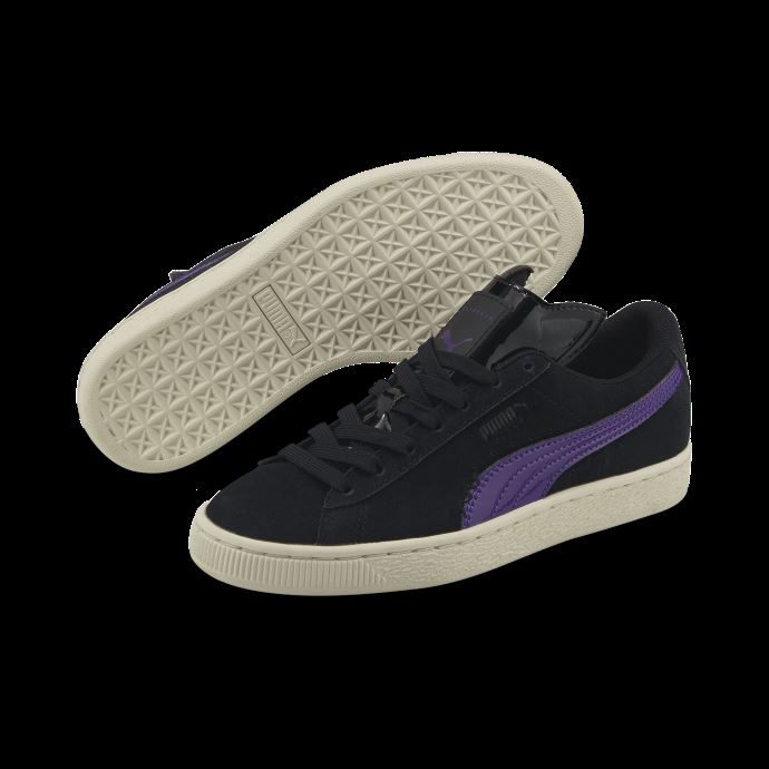 Puma Canada X Batman Daim Classique Catwoman Baskets Grand Enfant Noir