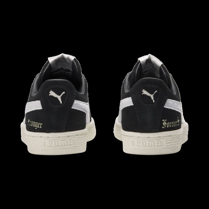 Baskets Puma Canada Pour Toujours Plus Fortes En Daim Noir-whisper Blanc Grands Enfants
