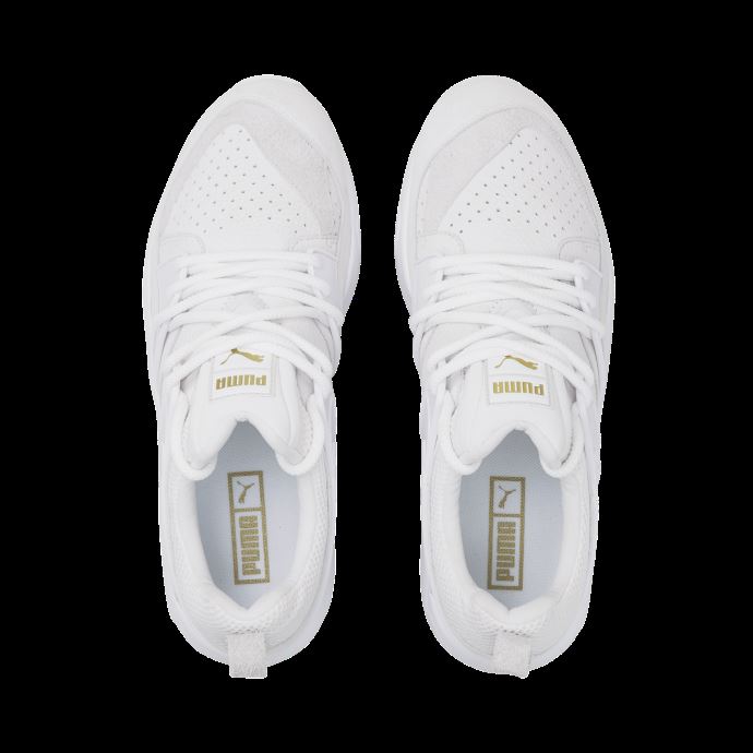 Baskets Premium Puma Canada Blaze Of Glory Blanc Nimbus Cloud-team Or
