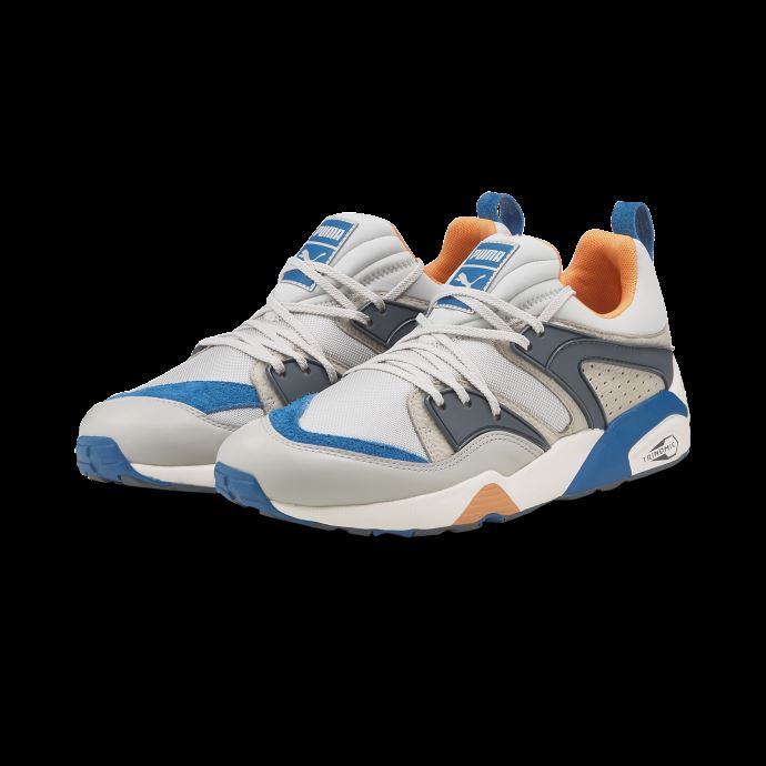 Puma Canada Blaze Of Glory Baskets Rétro Gris Violet-harbor Mist-blue