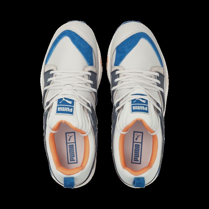 Puma Canada Blaze Of Glory Baskets Rétro Gris Violet-harbor Mist-blue
