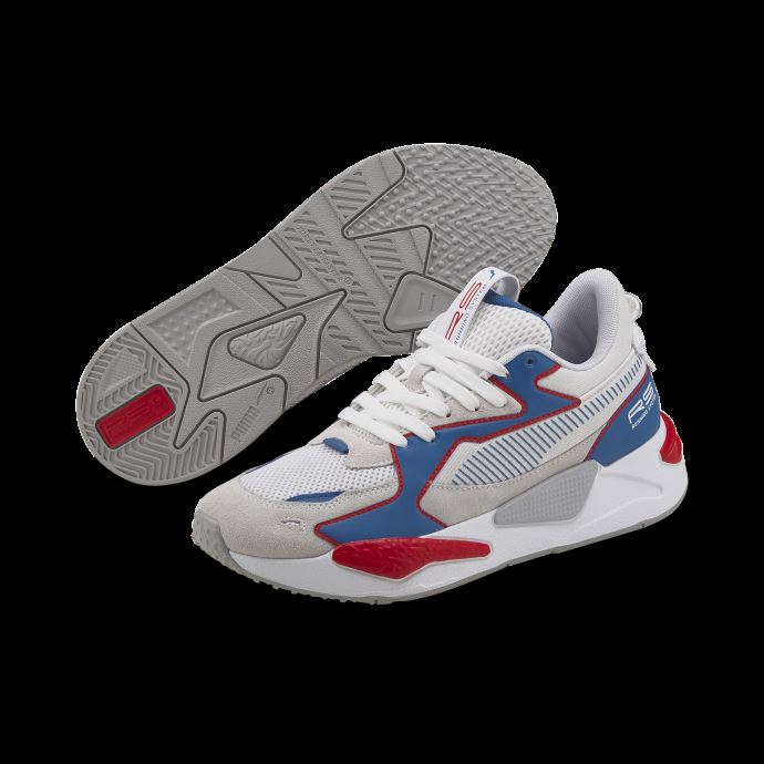 Puma Canada Blanc-vallarta Bleu-rouge Rs-z Contour Formateurs