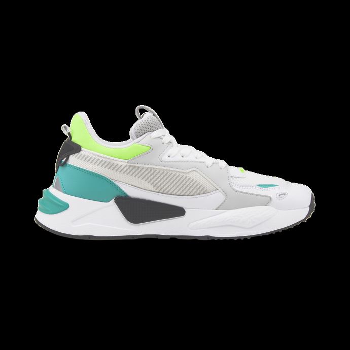 Baskets Puma Canada White-harbor Mist-spectra Vertes Rs-z Core Trainers

