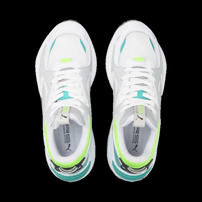 Baskets Puma Canada White-harbor Mist-spectra Vertes Rs-z Core Trainers
