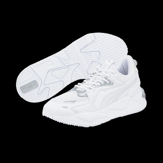 Puma Canada Baskets Moulées Rs-z White-harbor Mist-silver