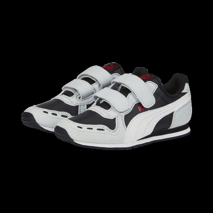 Baskets Enfant Puma Canada Cabana Racer Sl 20 V Noir-blanc-gris Platine