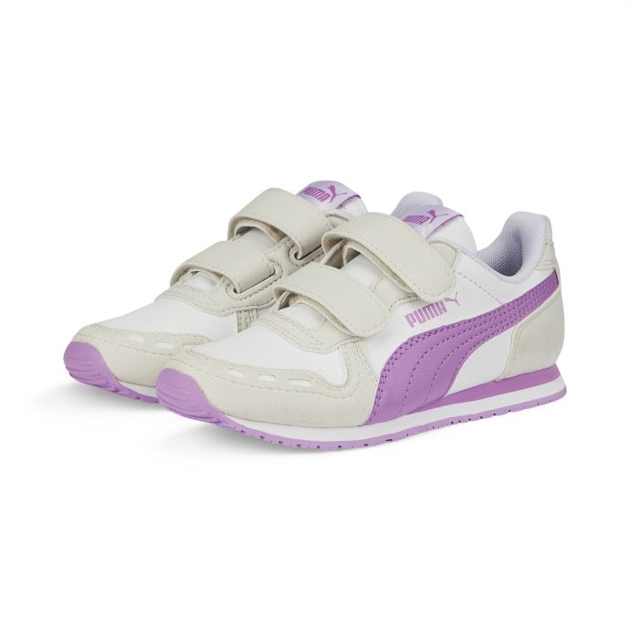 Puma Canada Blanc-mauve Pop-nimbus Cloud Cabana Racer Sl 20 V Baskets Pour Enfants