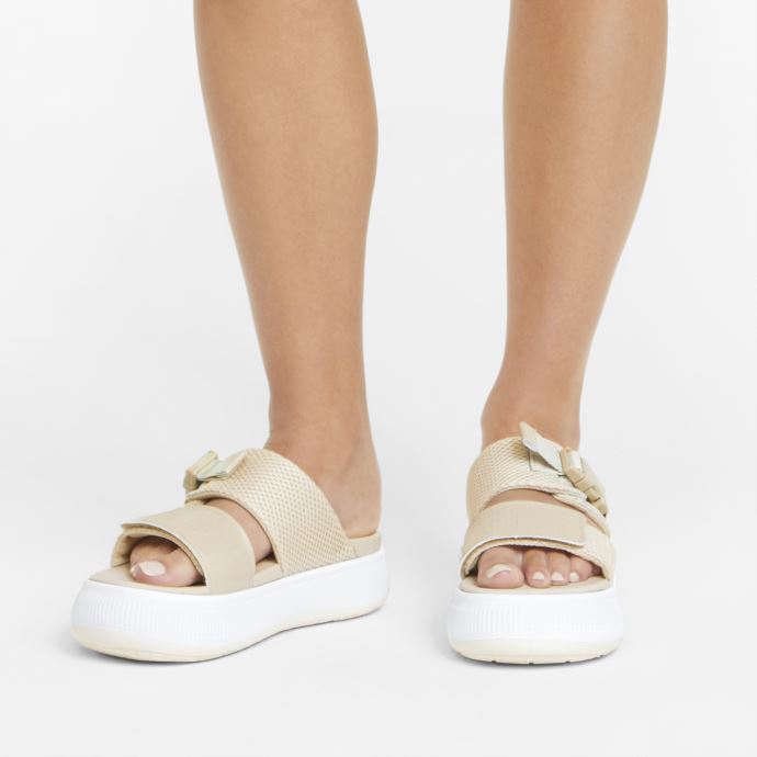 Sandales En Daim Mayu Infuse Pour Femmes Putty-white-pristine Puma Canada

