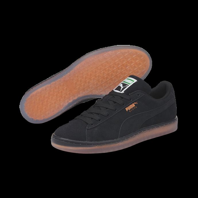 Baskets En Daim Translucides Noir-néon Citron Puma Canada