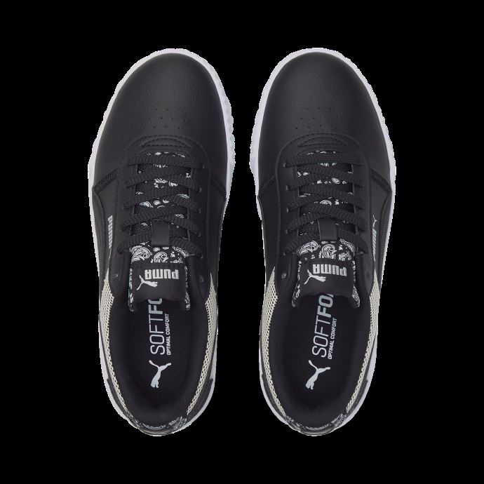 Basket Puma Canada Carina Patchwork Femme Noir-noir-argent
