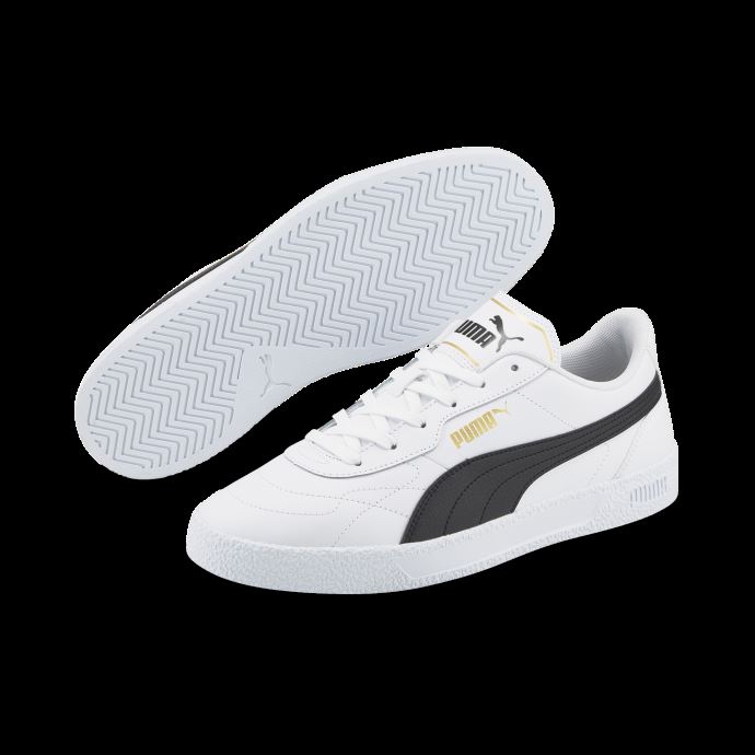 Baskets Club Zone Puma Canada Blanc-noir-team Gold