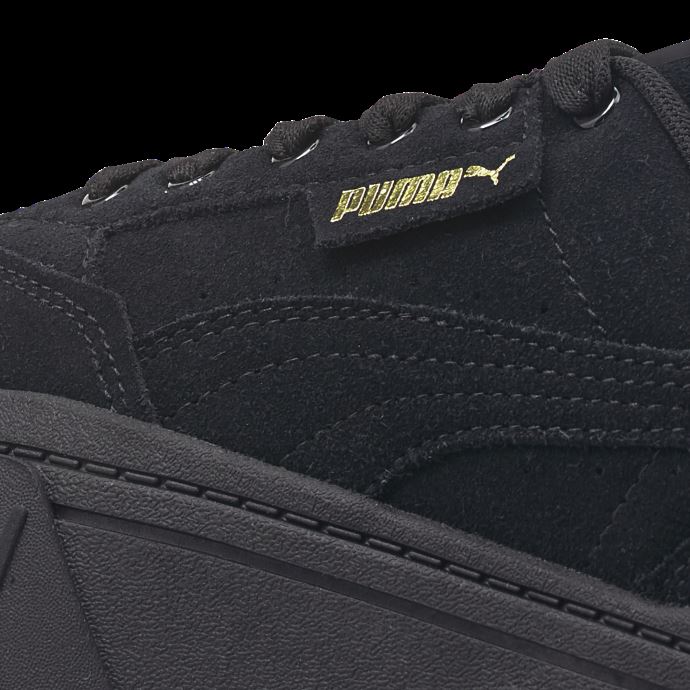 Puma Canada Mayze Stack Daim Baskets Femme Noir
