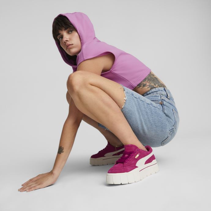 Baskets En Daim Mayze Stack Femmes Festival Fuchsia Puma Canada
