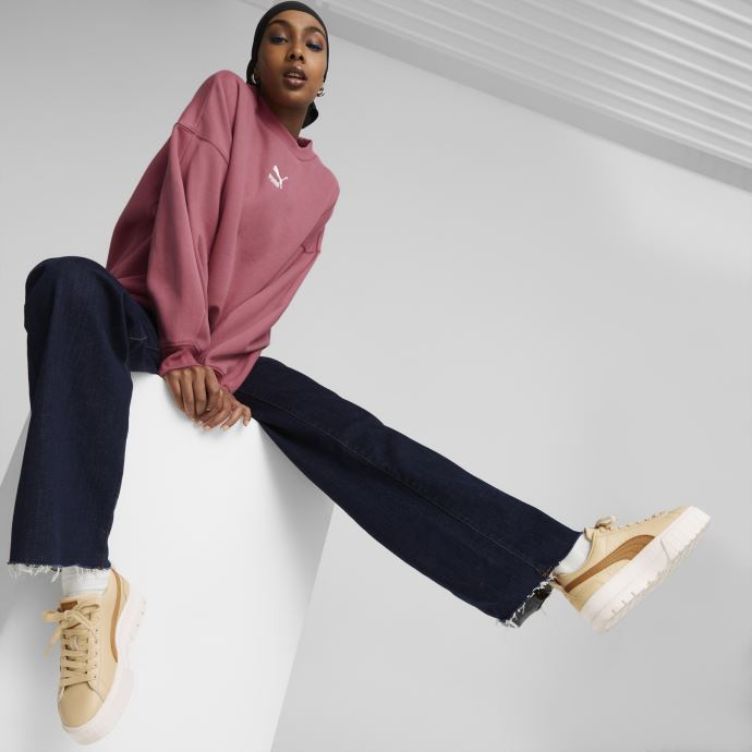 Baskets Puma Canada Mayze Luxe Sable Clair Pour Femmes
