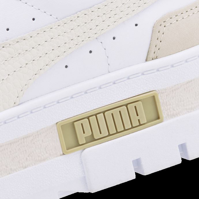 Baskets Puma Canada Mayze Luxe Blanc Kaki Pour Femmes
