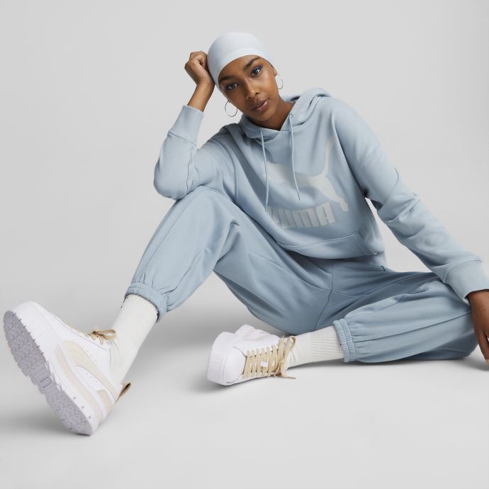 Puma Canada Baskets Femme Blanc-kaki Pâle Mayze Luxe