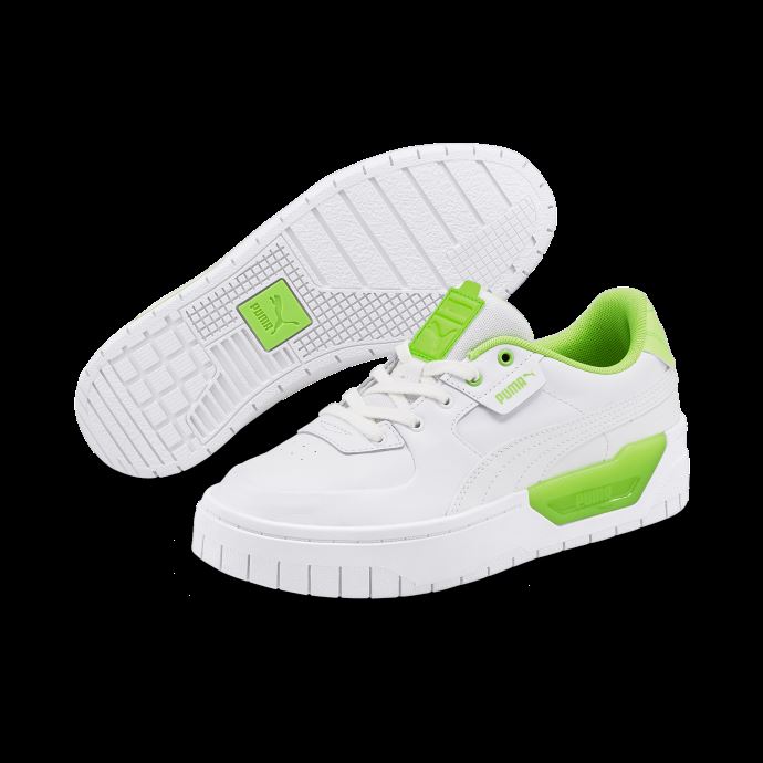 Baskets Cali Dream Pop Pour Femmes Blanc-vert éblouissant Puma Canada