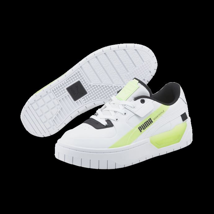 Baskets Femme Cali Dream Tech Puma Canada Blanc-fizzy Light-black