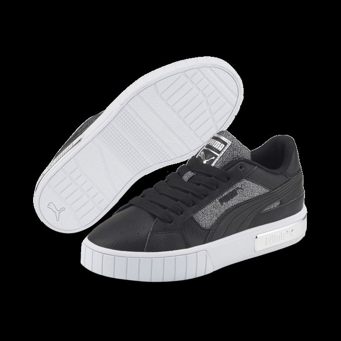 Baskets Cali Star Xmas Pour Femmes Noir-argent Puma Canada