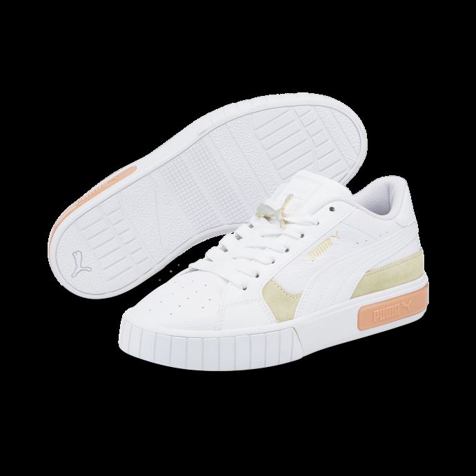 Puma Canada Blanc-pêche Rose-anis Fleur Cali Star Jewel Baskets Pour Femmes
