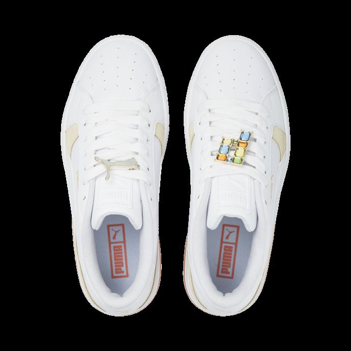 Puma Canada Blanc-pêche Rose-anis Fleur Cali Star Jewel Baskets Pour Femmes
