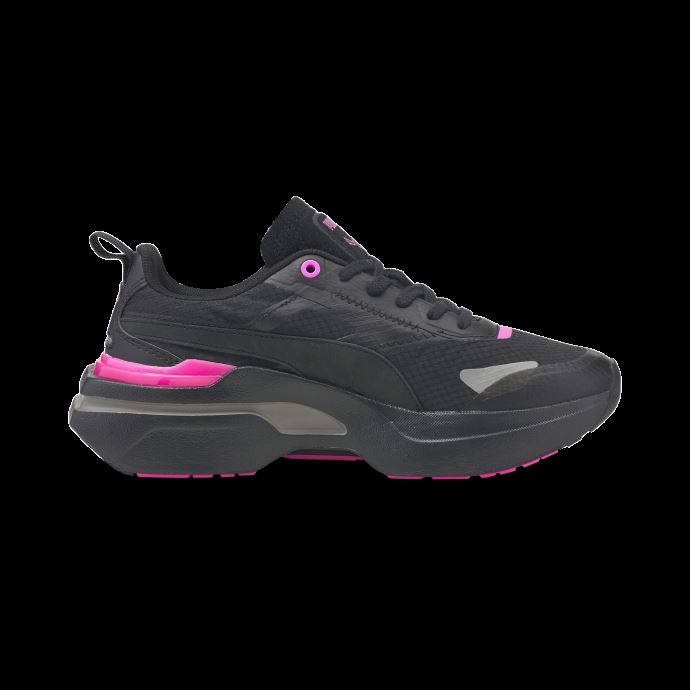 Baskets Femme Kosmo Rider Puma Canada Noir-rose Lumineux
