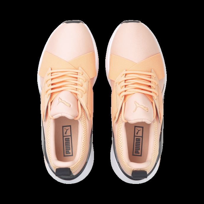 Puma Canada Muse X5 Pop Baskets Femme Fizzy Melon-blanc-noir
