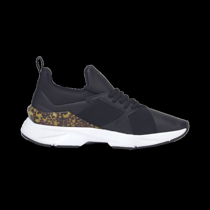 Baskets Puma Canada Muse X5 Leo Pour Femme Noir Et Blanc

