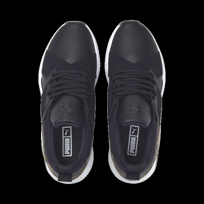 Baskets Femme Puma Canada Muse X5 Leo Noir Blanc
