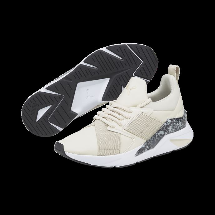 Baskets Femme Puma Canada Vaporous Muse X5 Leo Gris-blanc-noir