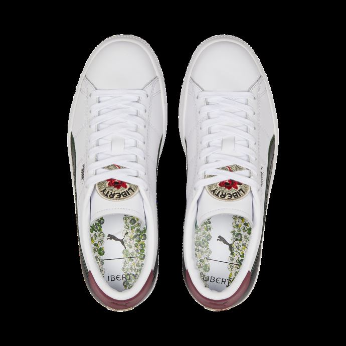 Baskets Puma Canada X Liberty Basket Vtg Femme Blanc-noir
