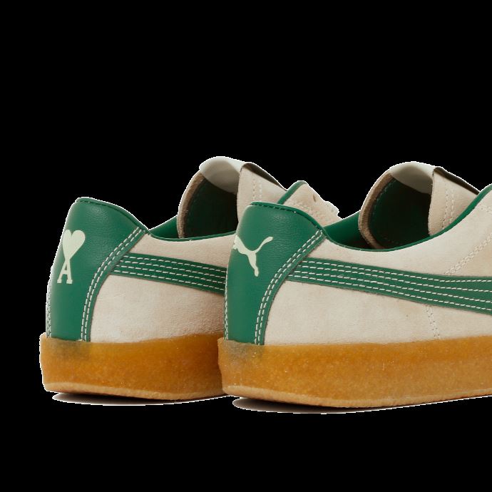 Puma Canada X Ami Daim Crepe Chaussures De Basketball Immaculées
