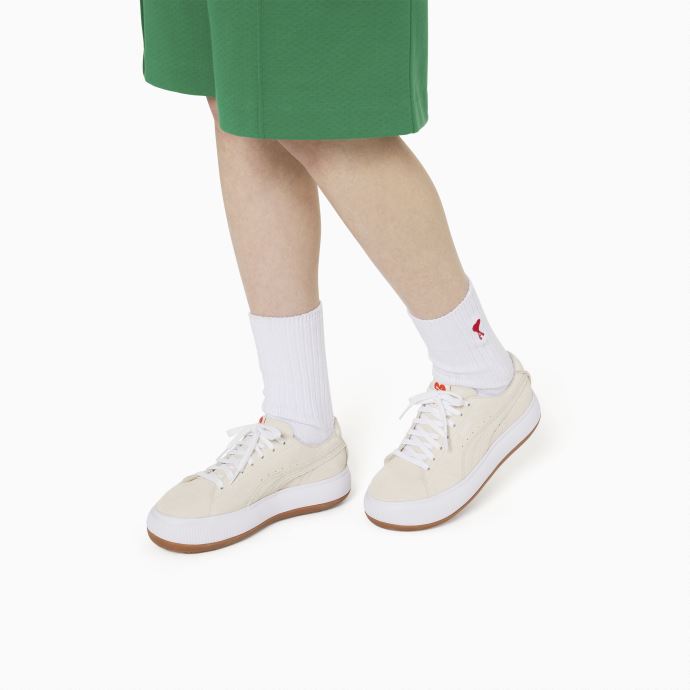 Puma Canada X Ami Daim Mayu Deconstruct Baskets Pour Femmes Immaculées