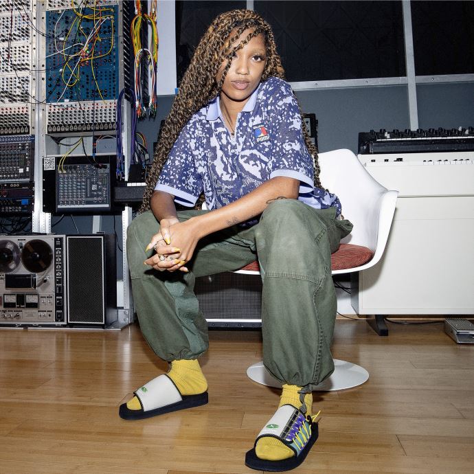 Puma Canada X Butter Goodies Wilo Sandales Noir-mastic-bleu Minéral
