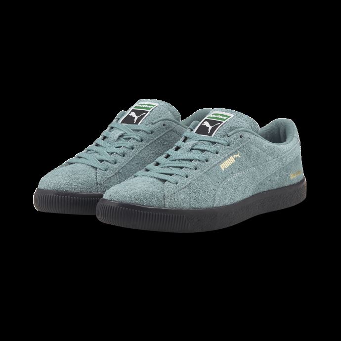 Baskets Vtg En Daim Canada X Butter Goodes Puma Bleu Minéral-noir