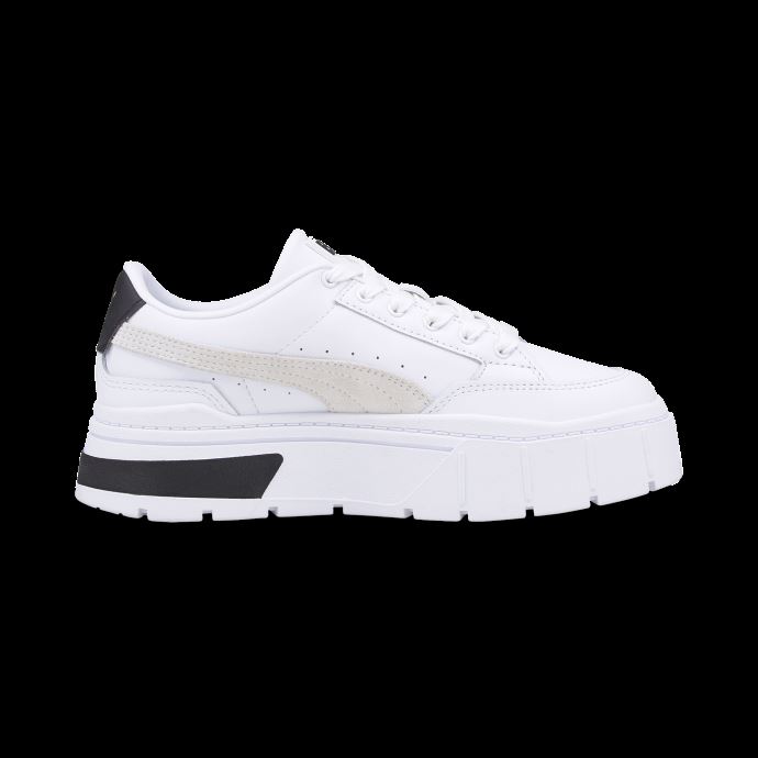 Mayze Stack Baskets Femme Puma Canada Blanc-gris Vaporeux
