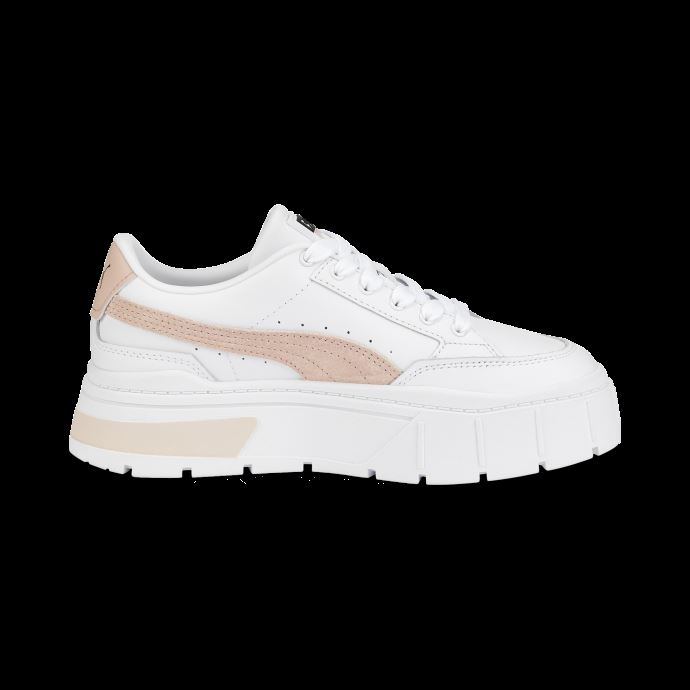 Baskets Mayze Stack Pour Femmes Blanc-rose Quartz Puma Canada
